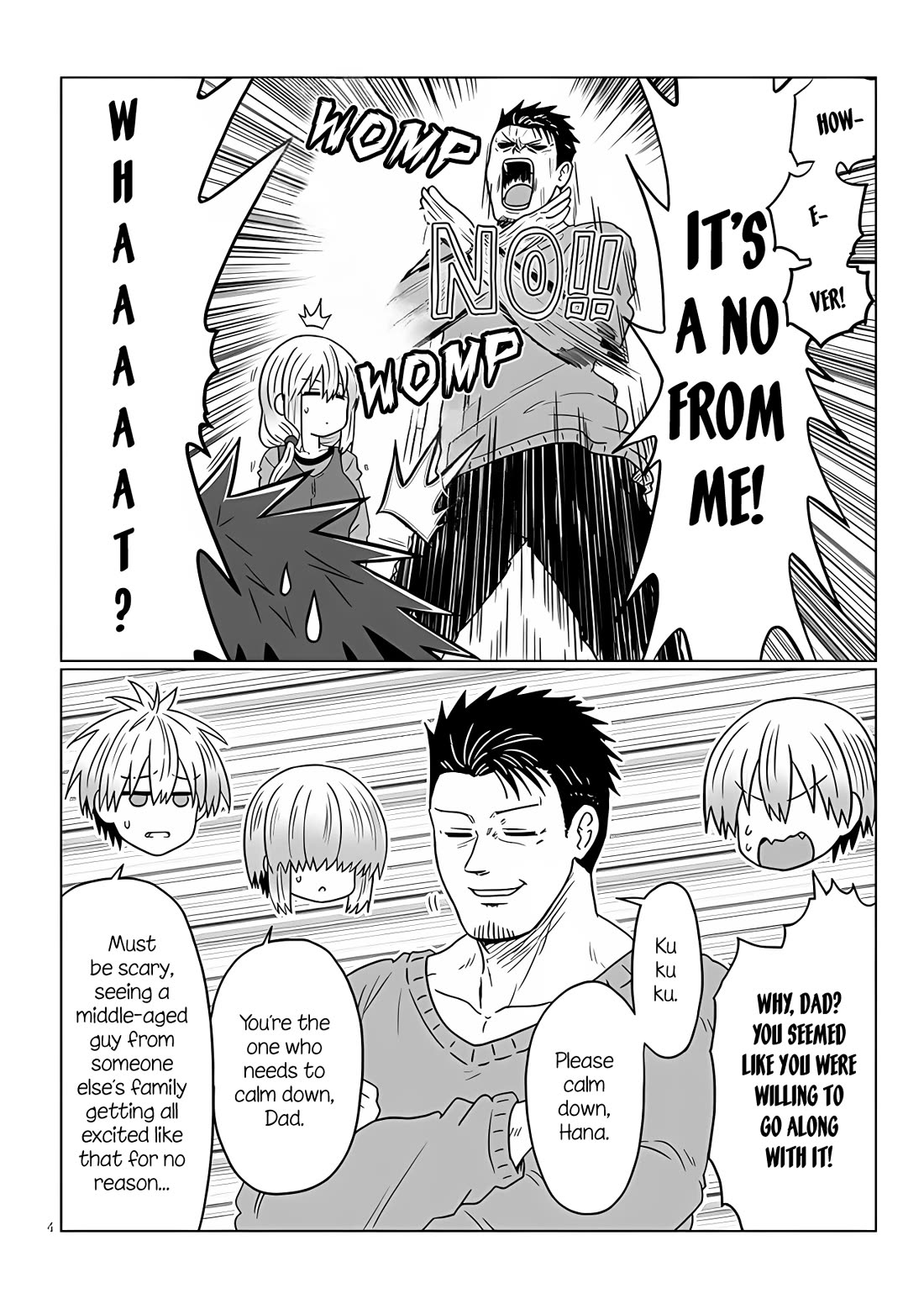 Uzaki-chan wa Asobitai! Chapter 109 page 4 - Chapter 109: Kouhai and Family Council