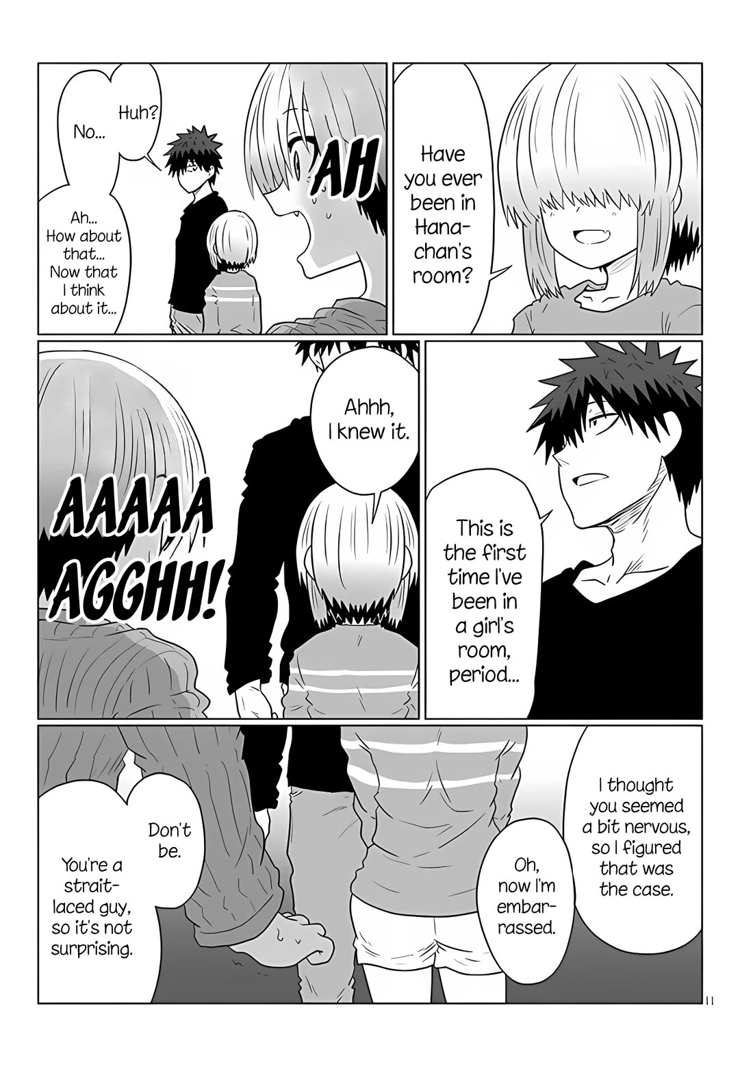 Uzaki-chan wa Asobitai! Chapter 110 page 11 - Chapter 110: Kouhai and the Matter of Yanagi