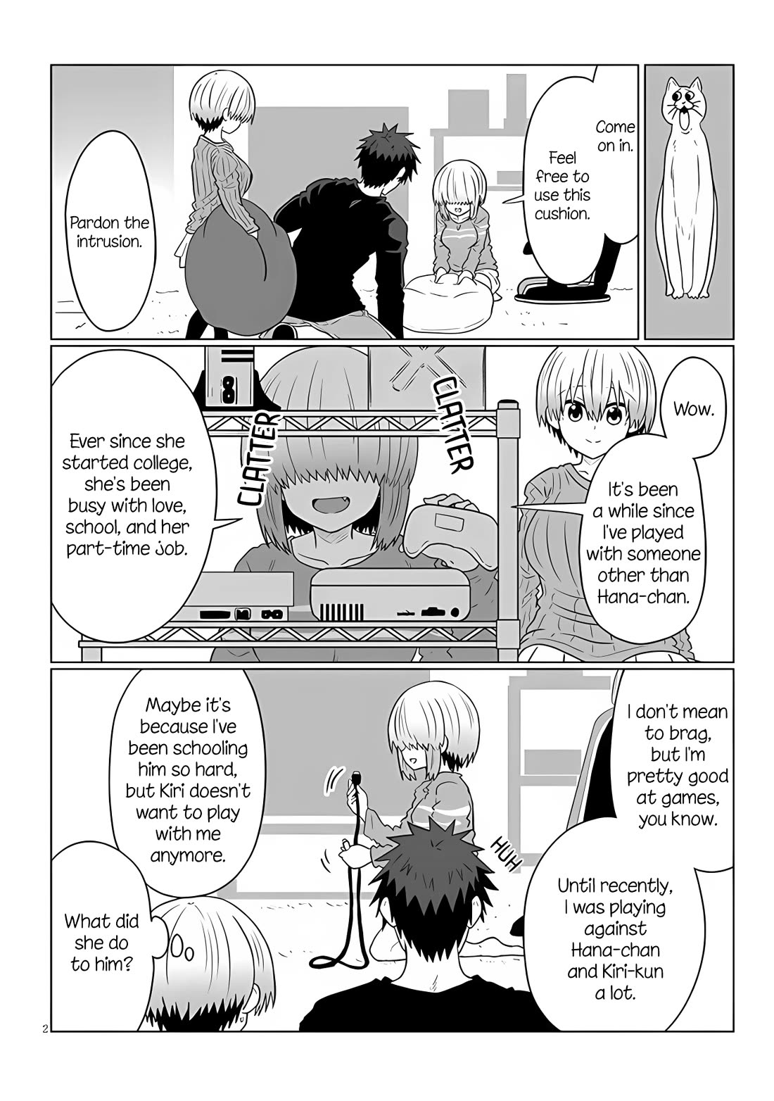 Uzaki-chan wa Asobitai! Chapter 110 page 2 - Chapter 110: Kouhai and the Matter of Yanagi