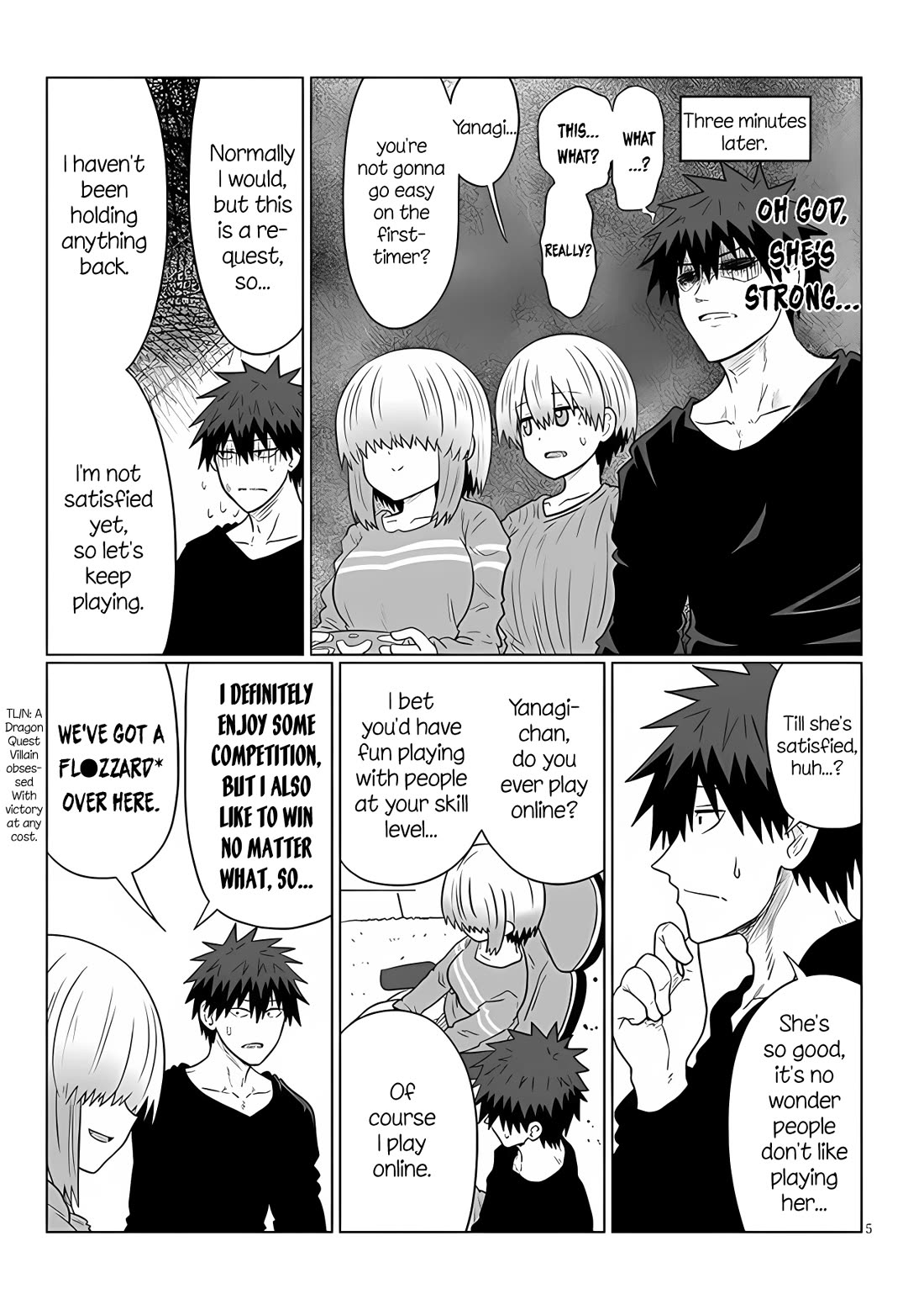 Uzaki-chan wa Asobitai! Chapter 110 page 5 - Chapter 110: Kouhai and the Matter of Yanagi