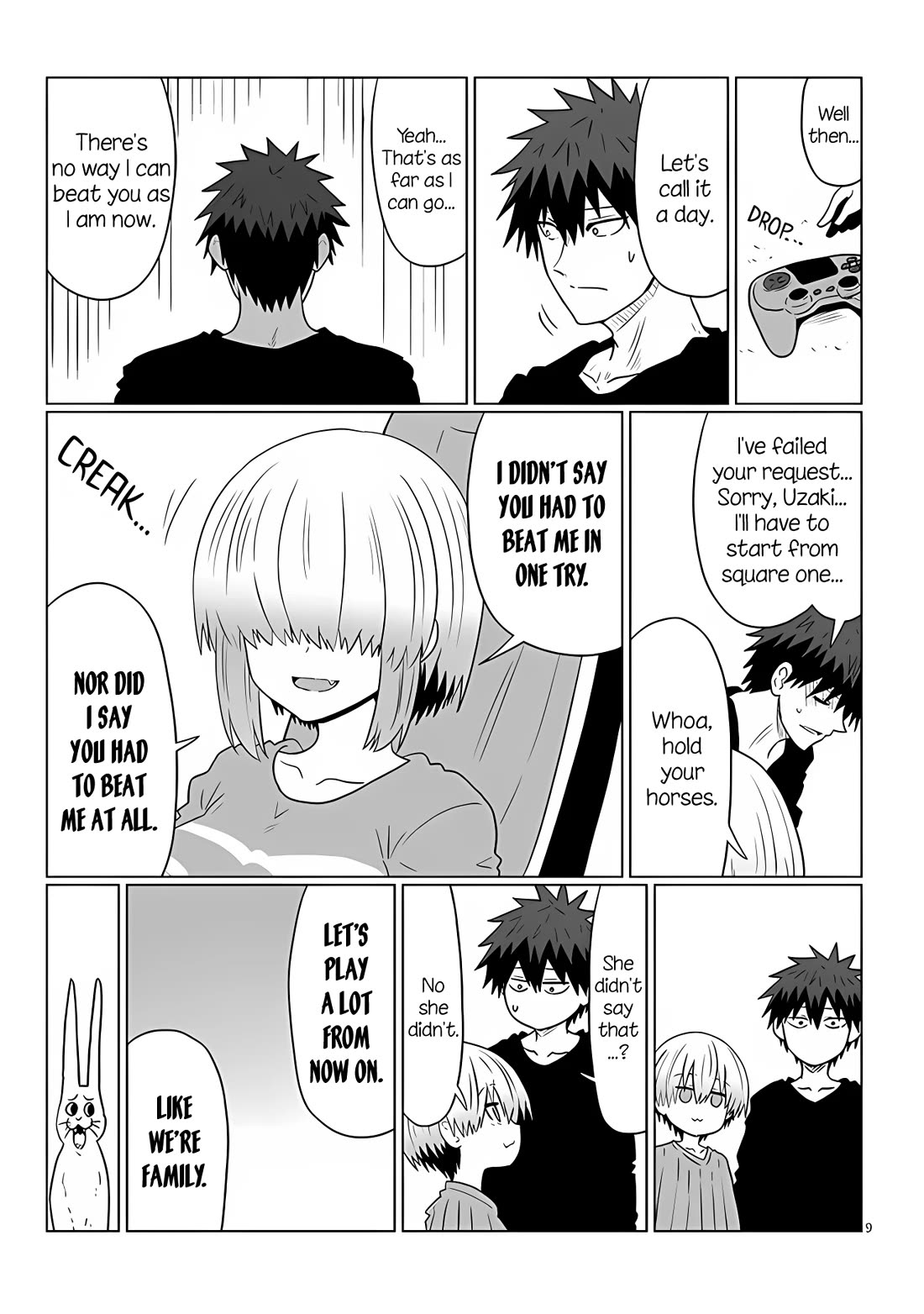 Uzaki-chan wa Asobitai! Chapter 110 page 9 - Chapter 110: Kouhai and the Matter of Yanagi