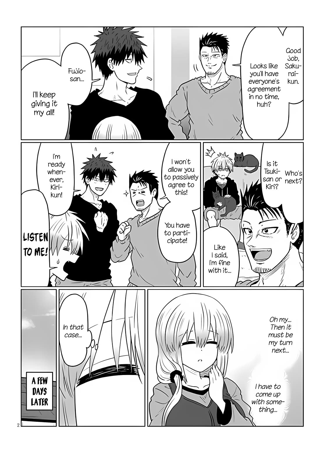 Uzaki-chan wa Asobitai! Chapter 111 page 2 - Chapter 111: Kouhai and the Matter of Tsuki
