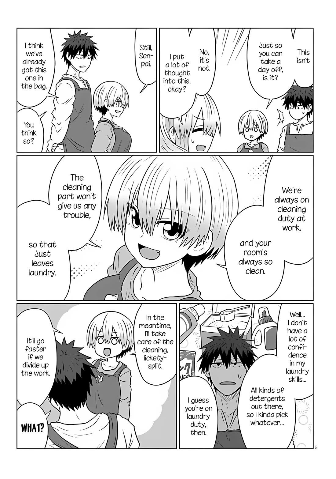 Uzaki-chan wa Asobitai! Chapter 111 page 5 - Chapter 111: Kouhai and the Matter of Tsuki