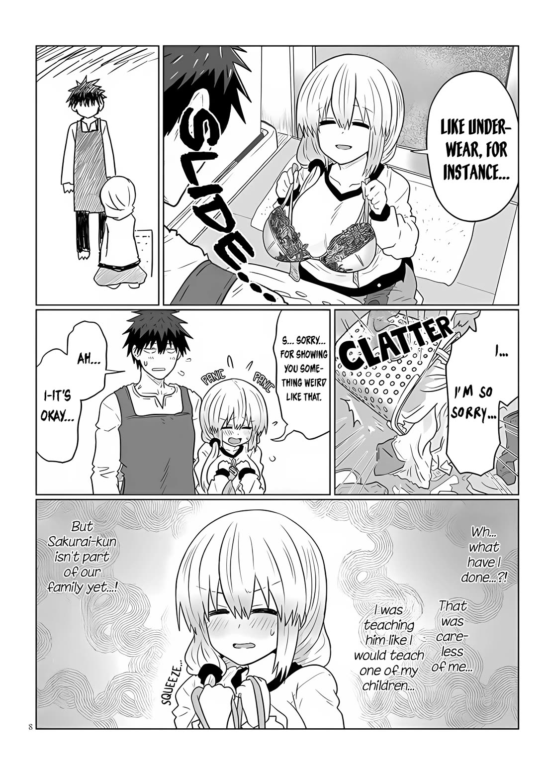 Uzaki-chan wa Asobitai! Chapter 111 page 8 - Chapter 111: Kouhai and the Matter of Tsuki