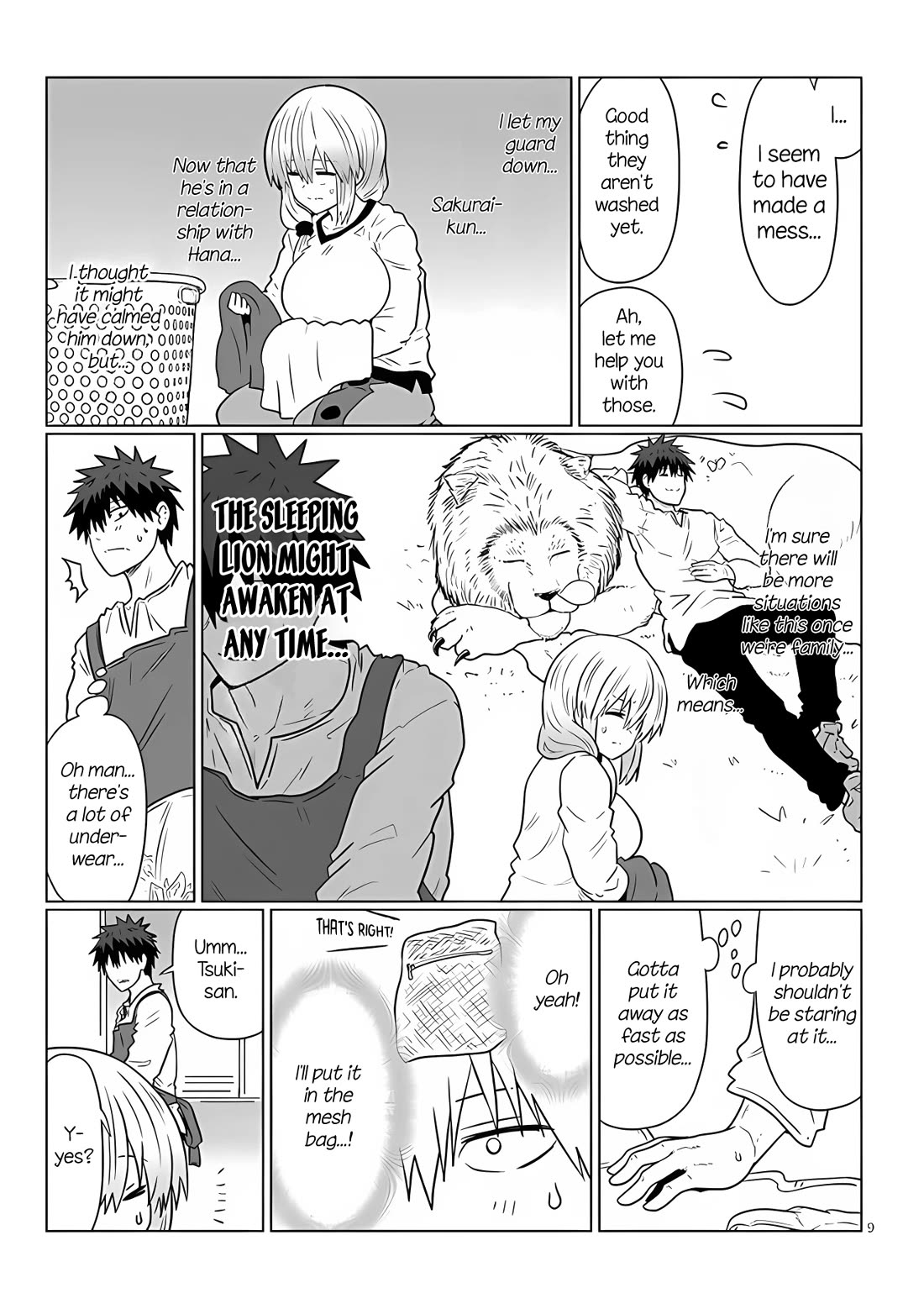 Uzaki-chan wa Asobitai! Chapter 111 page 9 - Chapter 111: Kouhai and the Matter of Tsuki