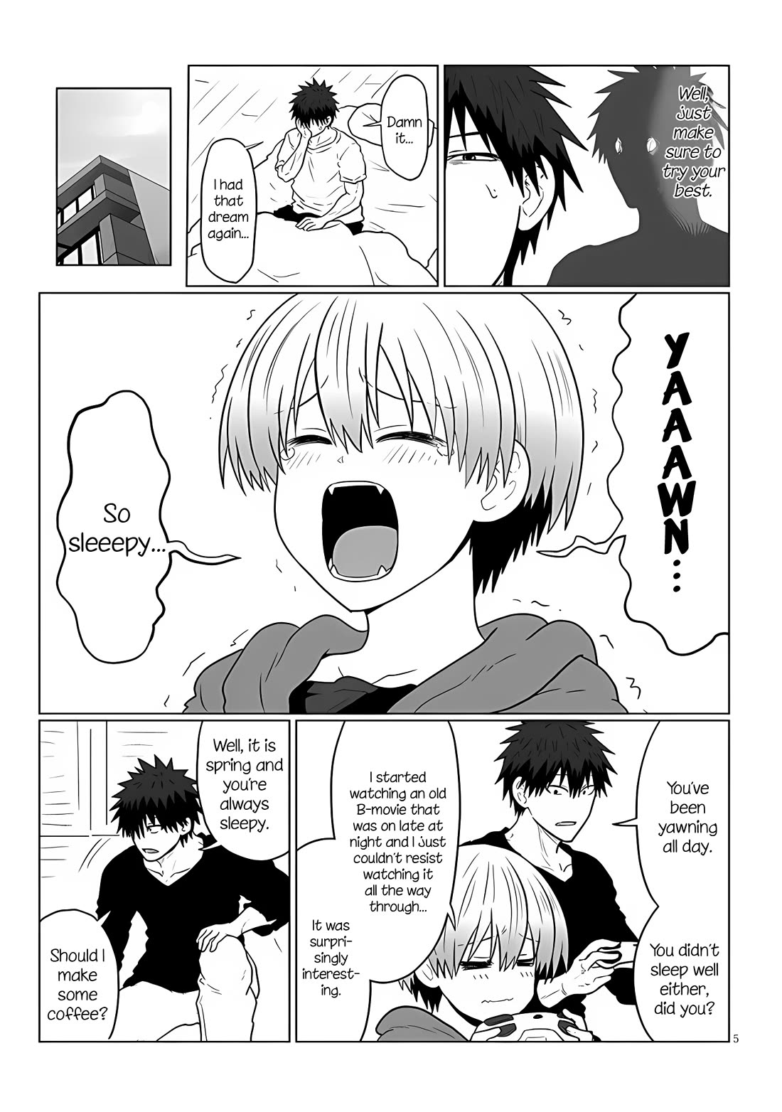 Uzaki-chan wa Asobitai! Chapter 113 page 5 - Chapter 113: Kouhai and Dream 2