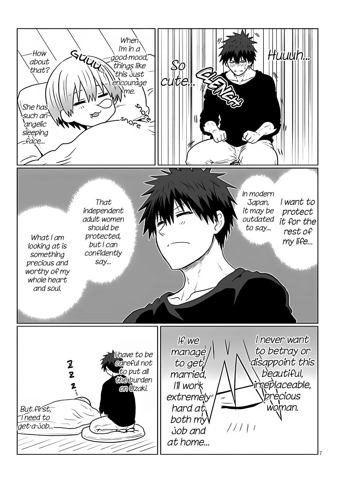 Uzaki-chan wa Asobitai! Chapter 113 page 7 - Chapter 113: Kouhai and Dream 2