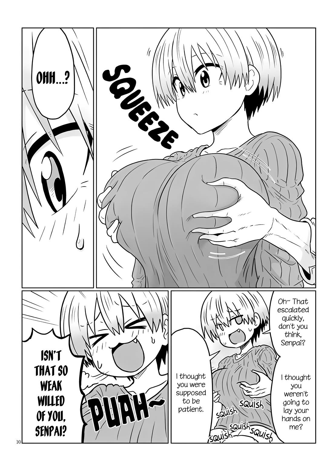 Uzaki-chan wa Asobitai! Chapter 114 page 10 - Chapter 114: Kouhai and Impulses