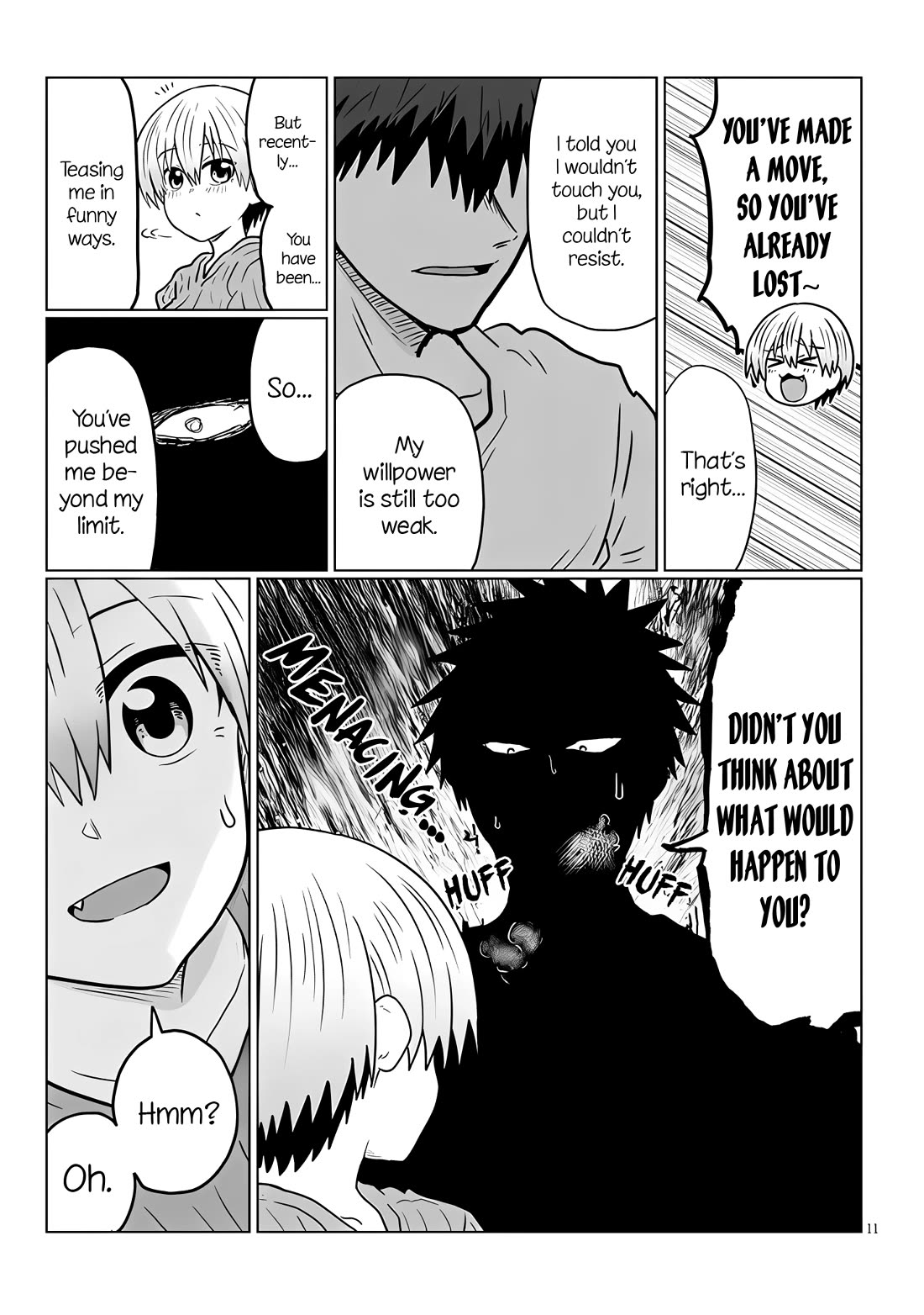Uzaki-chan wa Asobitai! Chapter 114 page 11 - Chapter 114: Kouhai and Impulses