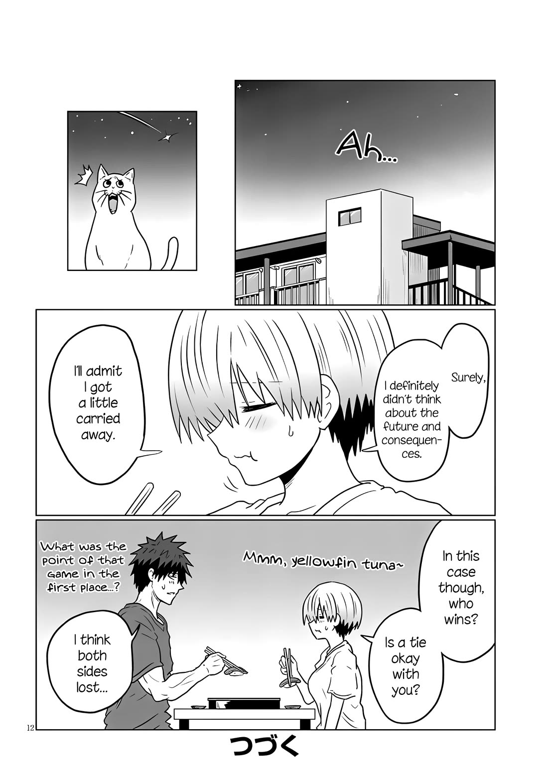 Uzaki-chan wa Asobitai! Chapter 114 page 12 - Chapter 114: Kouhai and Impulses