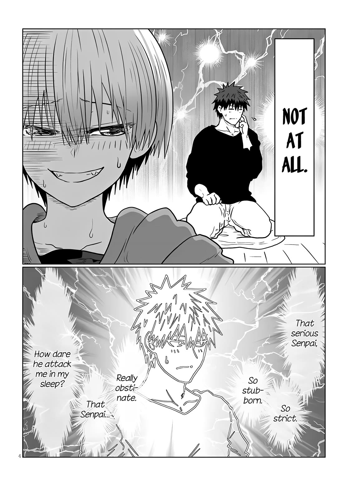 Uzaki-chan wa Asobitai! Chapter 114 page 4 - Chapter 114: Kouhai and Impulses