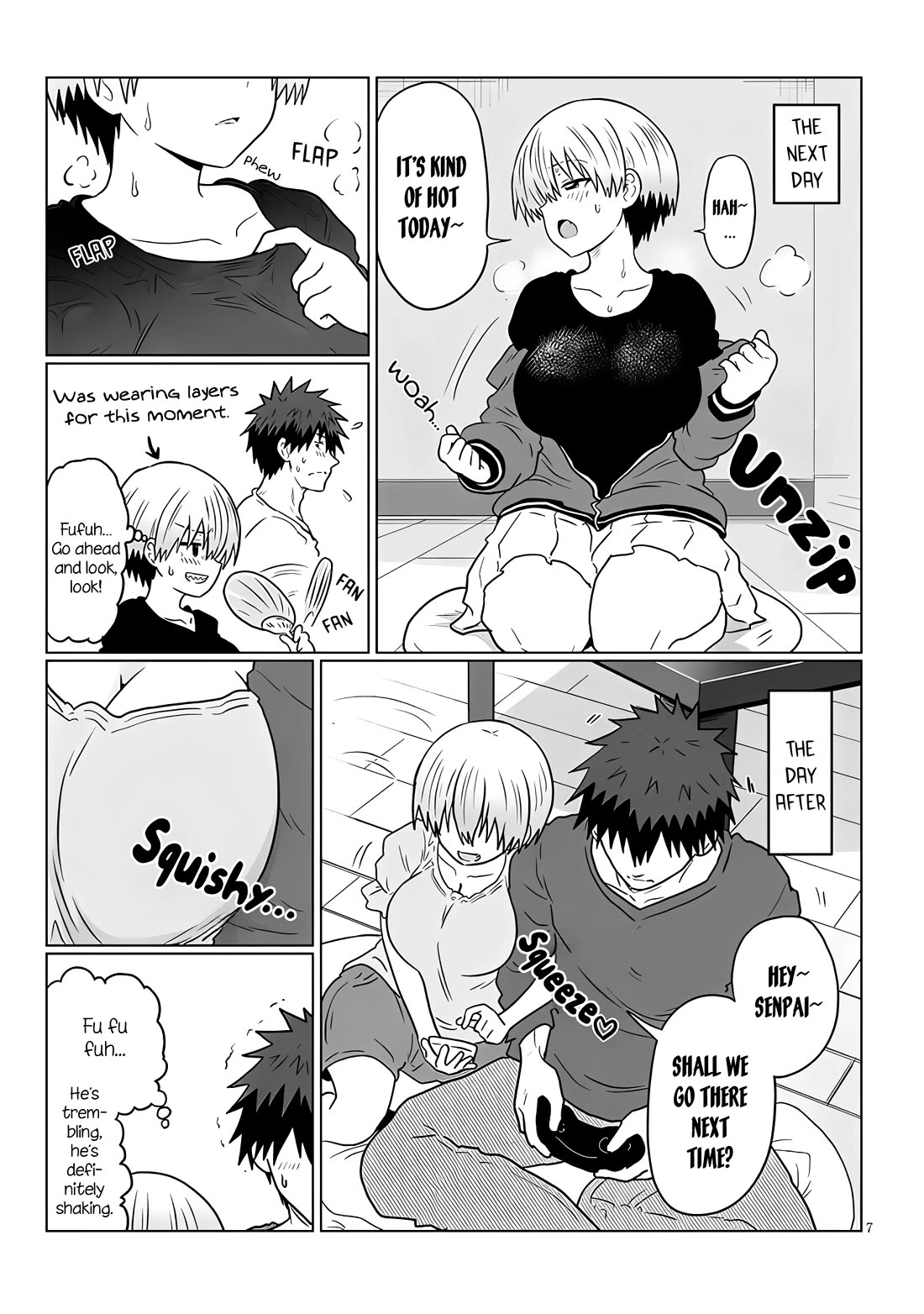 Uzaki-chan wa Asobitai! Chapter 114 page 7 - Chapter 114: Kouhai and Impulses