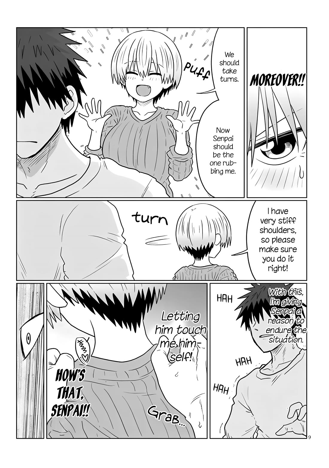 Uzaki-chan wa Asobitai! Chapter 114 page 9 - Chapter 114: Kouhai and Impulses