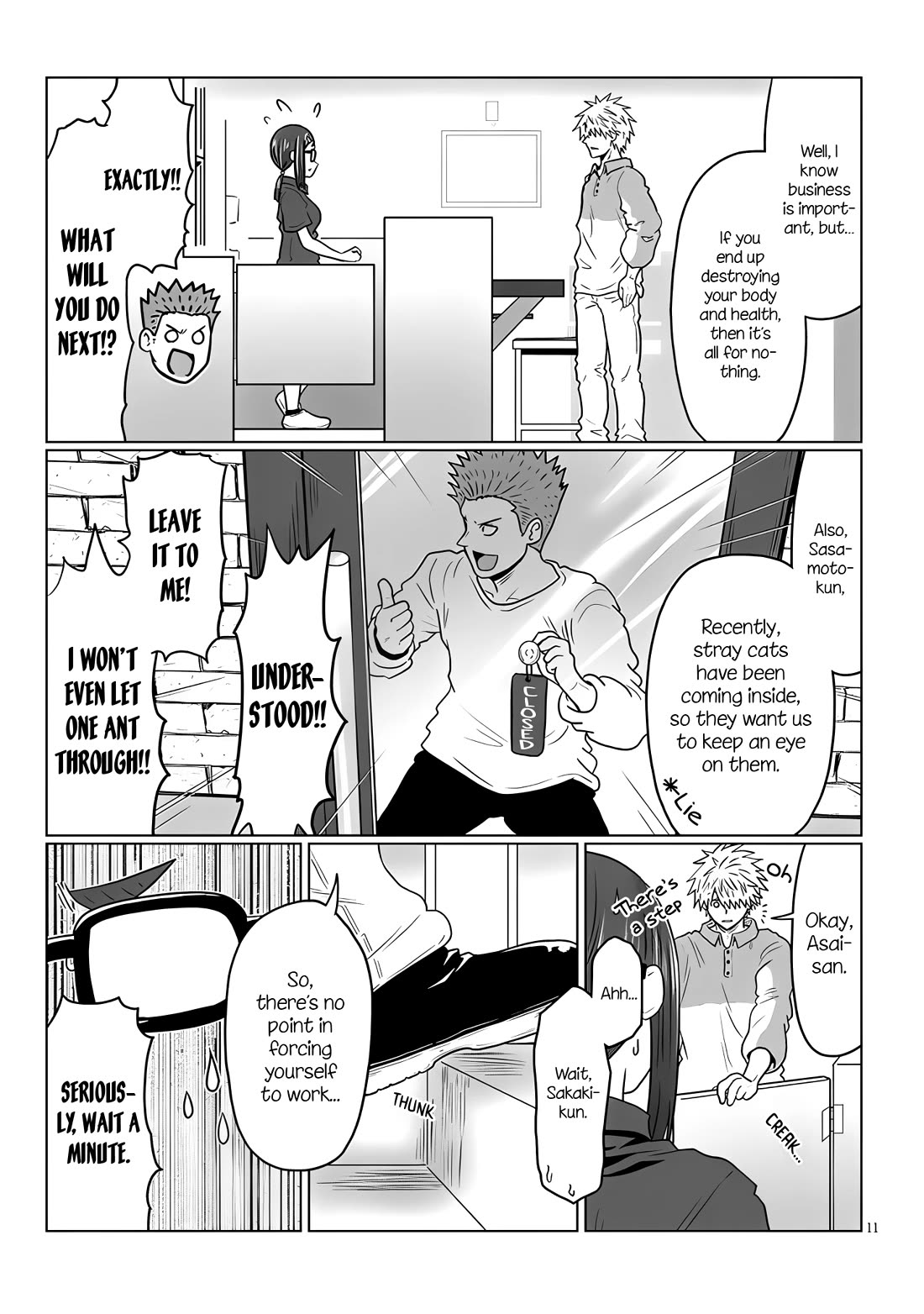 Uzaki-chan wa Asobitai! Chapter 115 page 11 - Chapter 115: Kouhai and Regrets