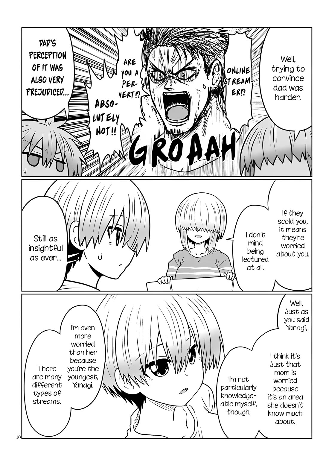 Uzaki-chan wa Asobitai! Chapter 116 page 10 - Chapter 116: Kouhai and Her Sister's Room