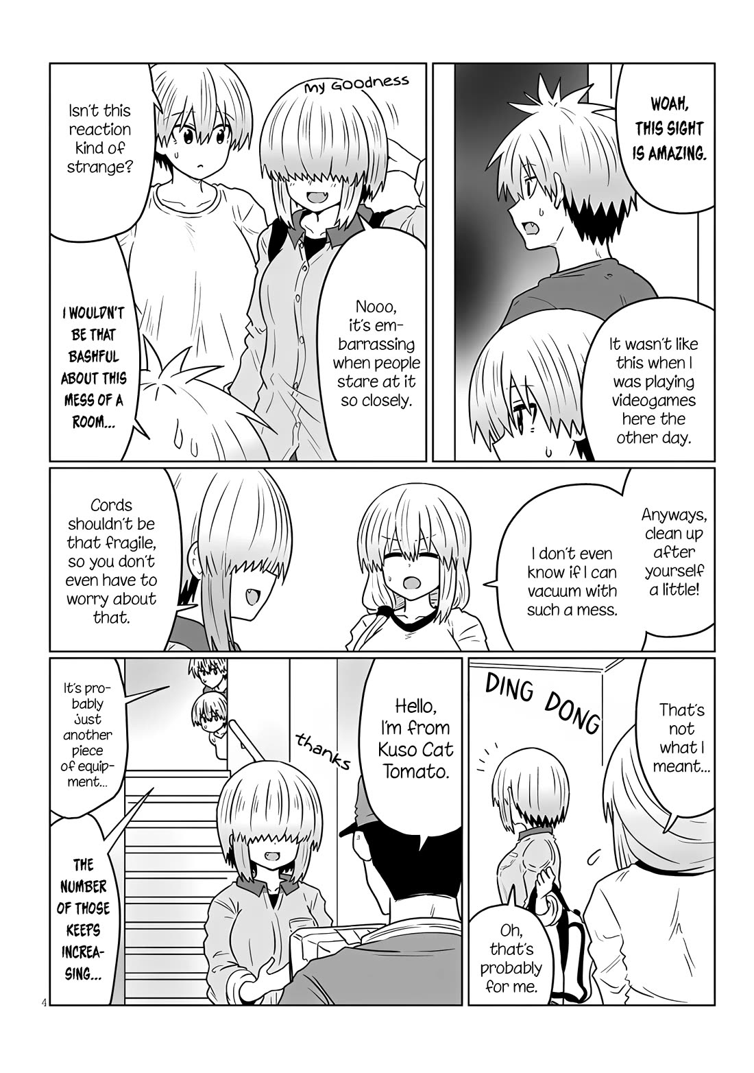 Uzaki-chan wa Asobitai! Chapter 116 page 4 - Chapter 116: Kouhai and Her Sister's Room