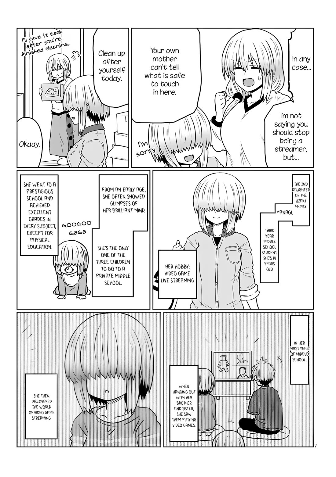 Uzaki-chan wa Asobitai! Chapter 116 page 7 - Chapter 116: Kouhai and Her Sister's Room