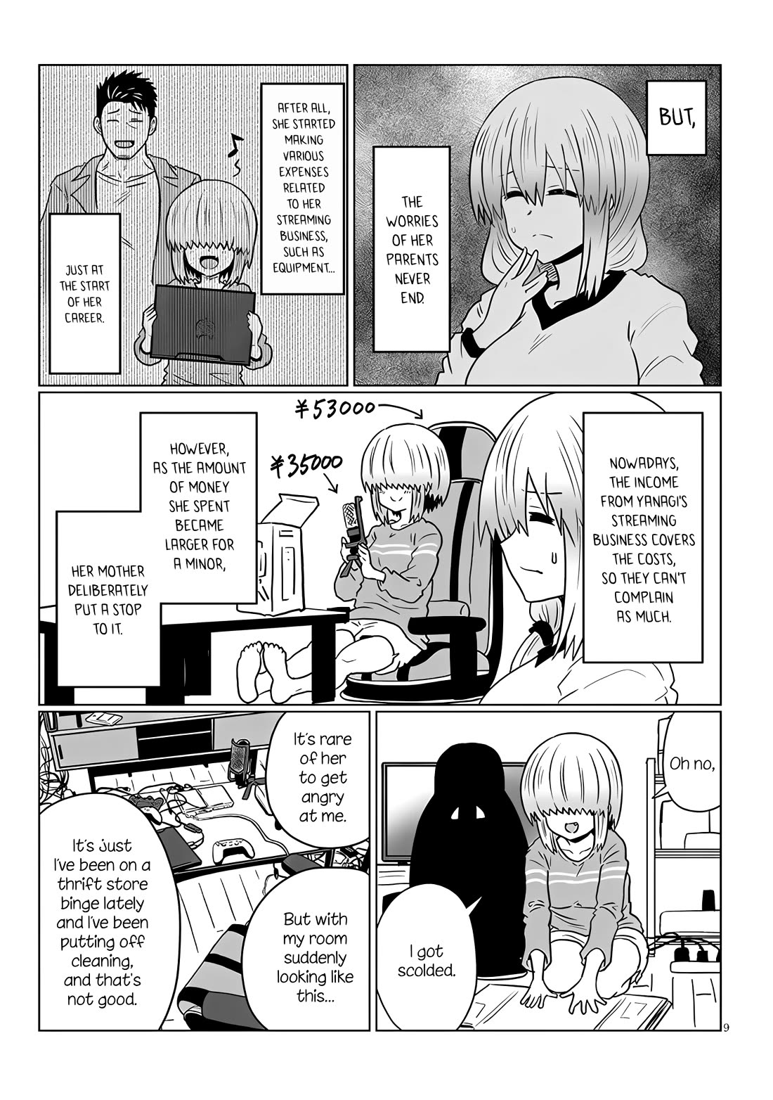 Uzaki-chan wa Asobitai! Chapter 116 page 9 - Chapter 116: Kouhai and Her Sister's Room