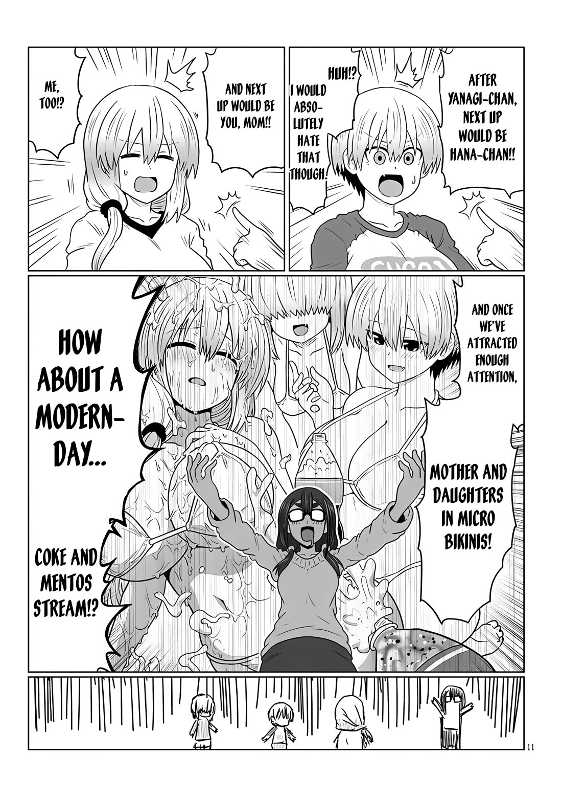 Uzaki-chan wa Asobitai! Chapter 117 page 11 - Chapter 117: Kouhai and Persuasion