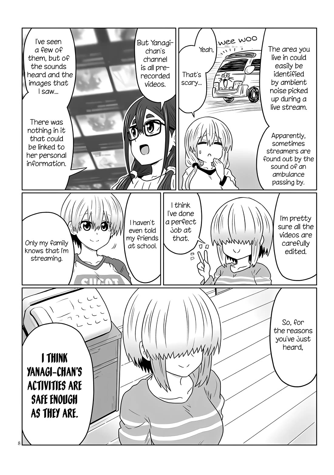 Uzaki-chan wa Asobitai! Chapter 117 page 8 - Chapter 117: Kouhai and Persuasion