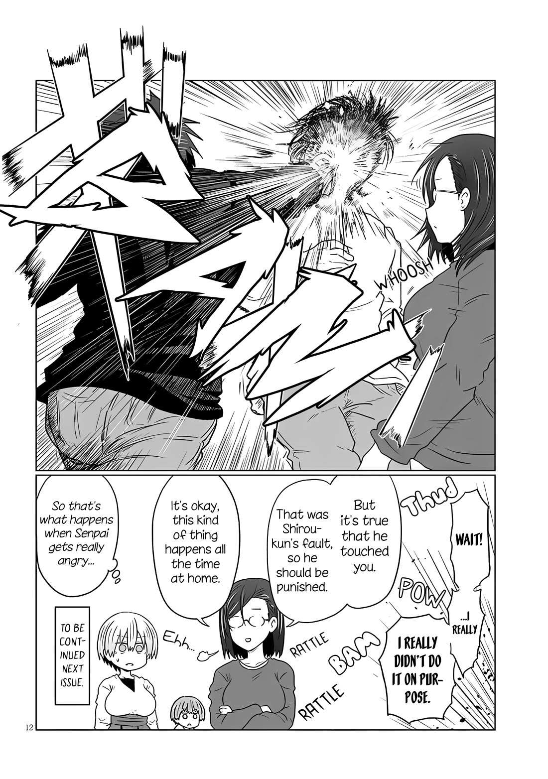 Uzaki-chan wa Asobitai! Chapter 118 page 12 - Chapter 118: Kouhai and Father