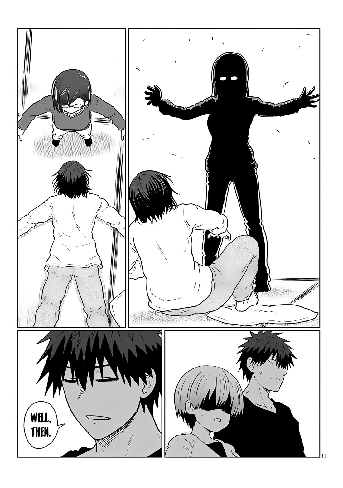 Uzaki-chan wa Asobitai! Chapter 119 page 11 - Chapter 119: Kouhai and Parents