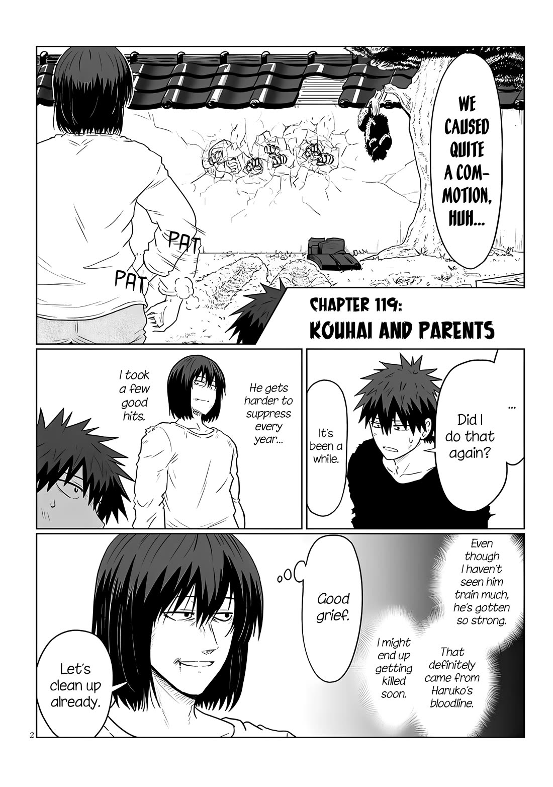 Uzaki-chan wa Asobitai! Chapter 119 page 2 - Chapter 119: Kouhai and Parents