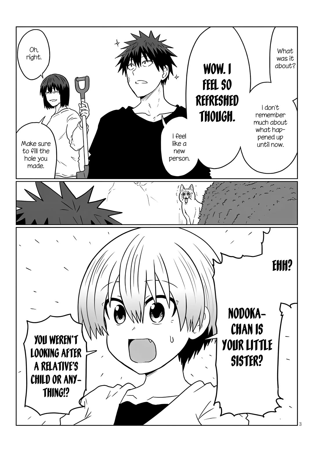 Uzaki-chan wa Asobitai! Chapter 119 page 3 - Chapter 119: Kouhai and Parents