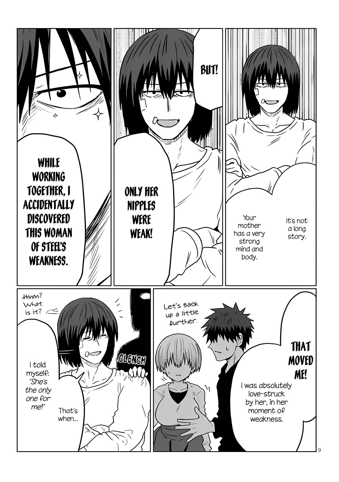 Uzaki-chan wa Asobitai! Chapter 119 page 9 - Chapter 119: Kouhai and Parents