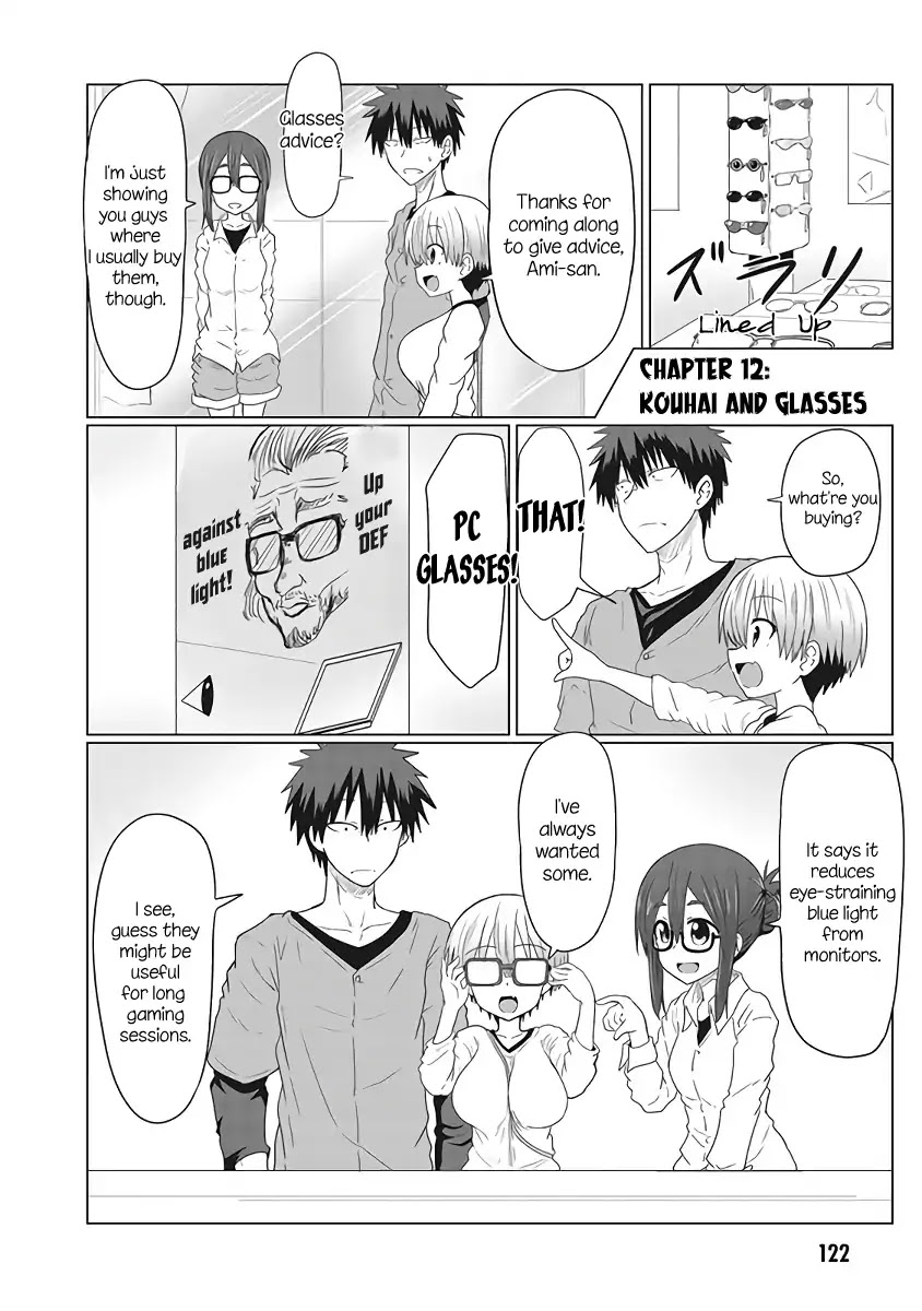 Uzaki-chan wa Asobitai! Chapter 12 page 2 - Chapter 12: Kouhai and Glasses