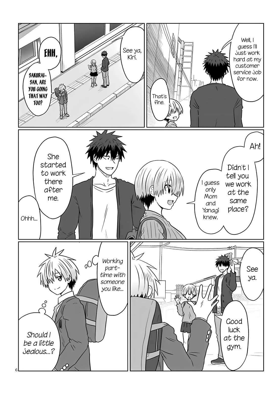 Uzaki-chan wa Asobitai! Chapter 120 page 6 - Chapter 120: Kouhai and Job Hunting