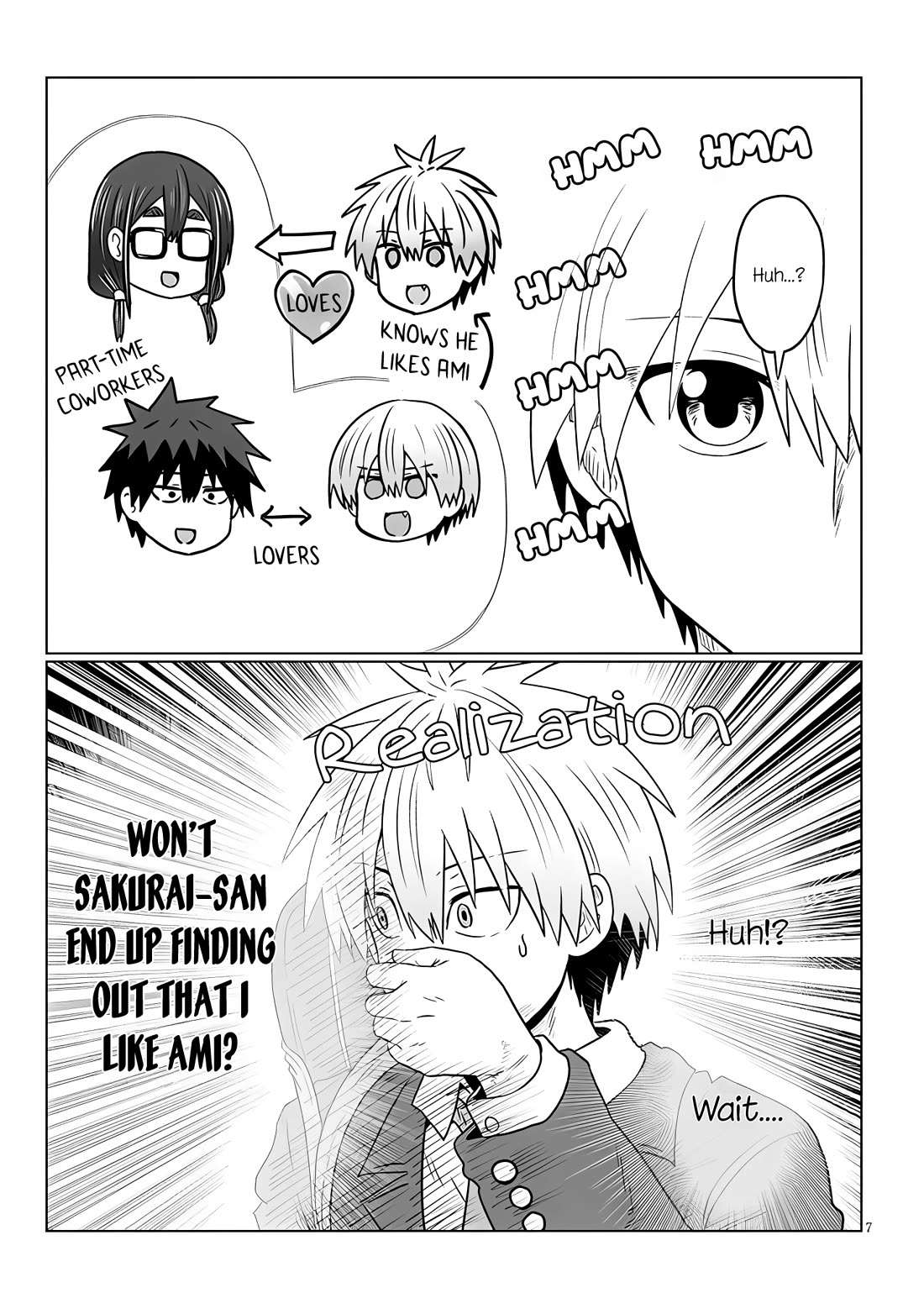 Uzaki-chan wa Asobitai! Chapter 120 page 7 - Chapter 120: Kouhai and Job Hunting