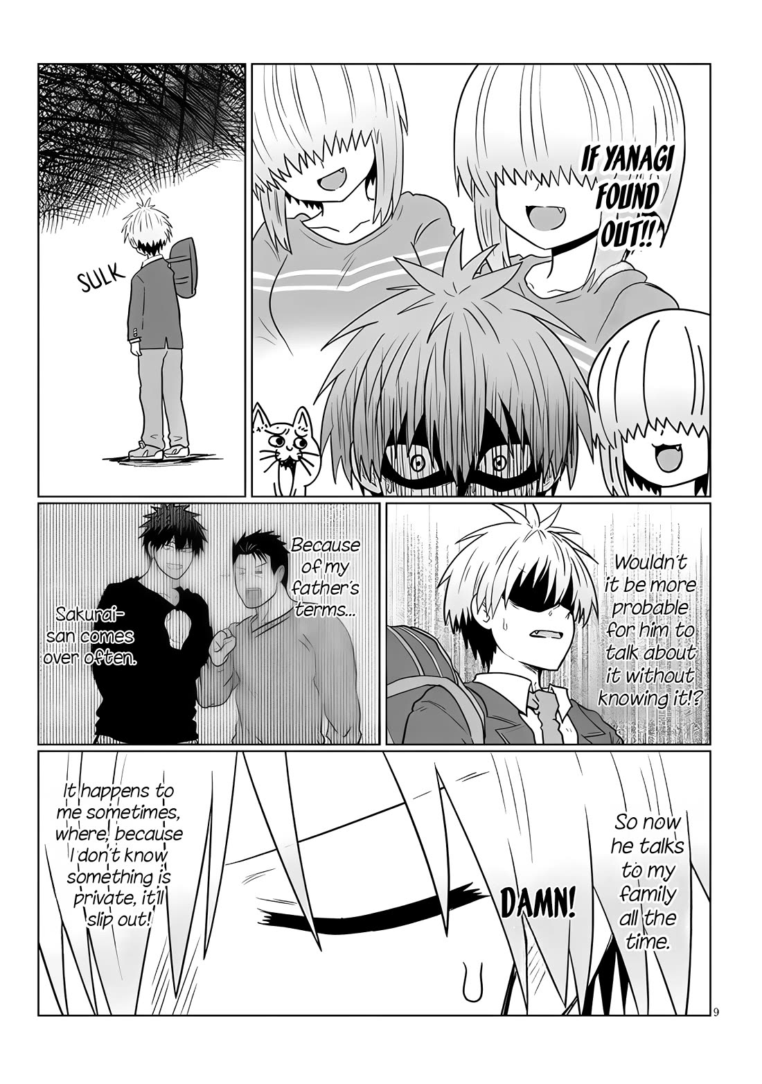 Uzaki-chan wa Asobitai! Chapter 120 page 9 - Chapter 120: Kouhai and Job Hunting