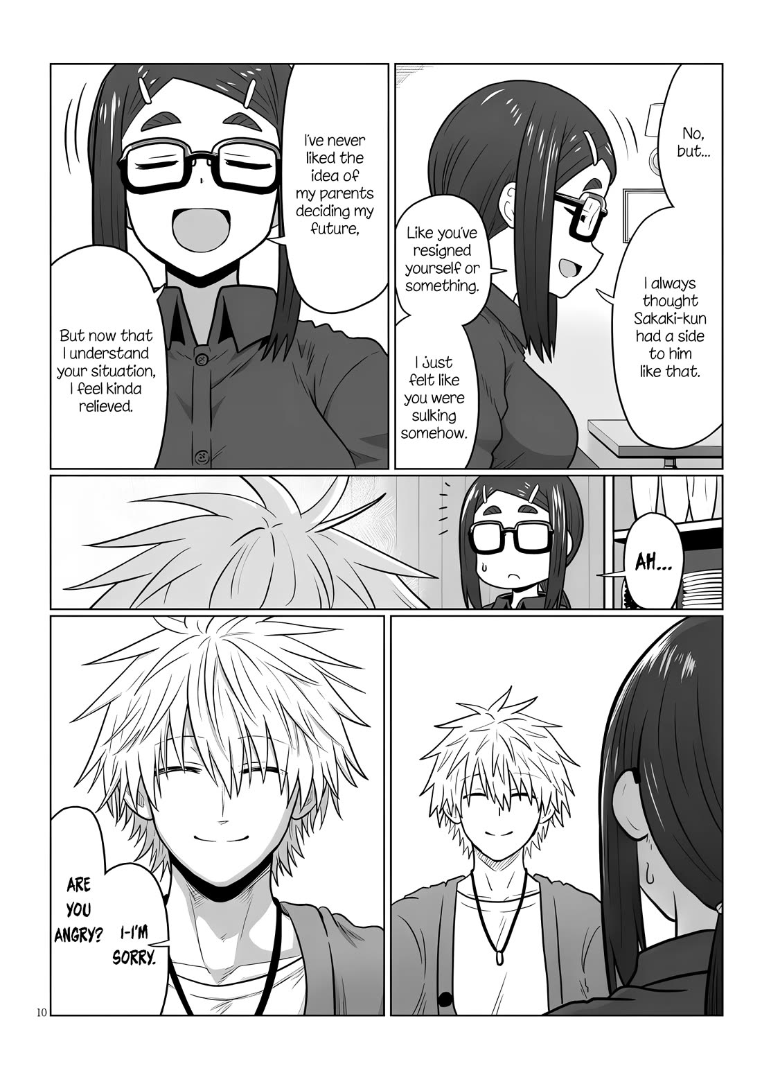 Uzaki-chan wa Asobitai! Chapter 121 page 10 - Chapter 121: Kouhai and a Disgruntled Man