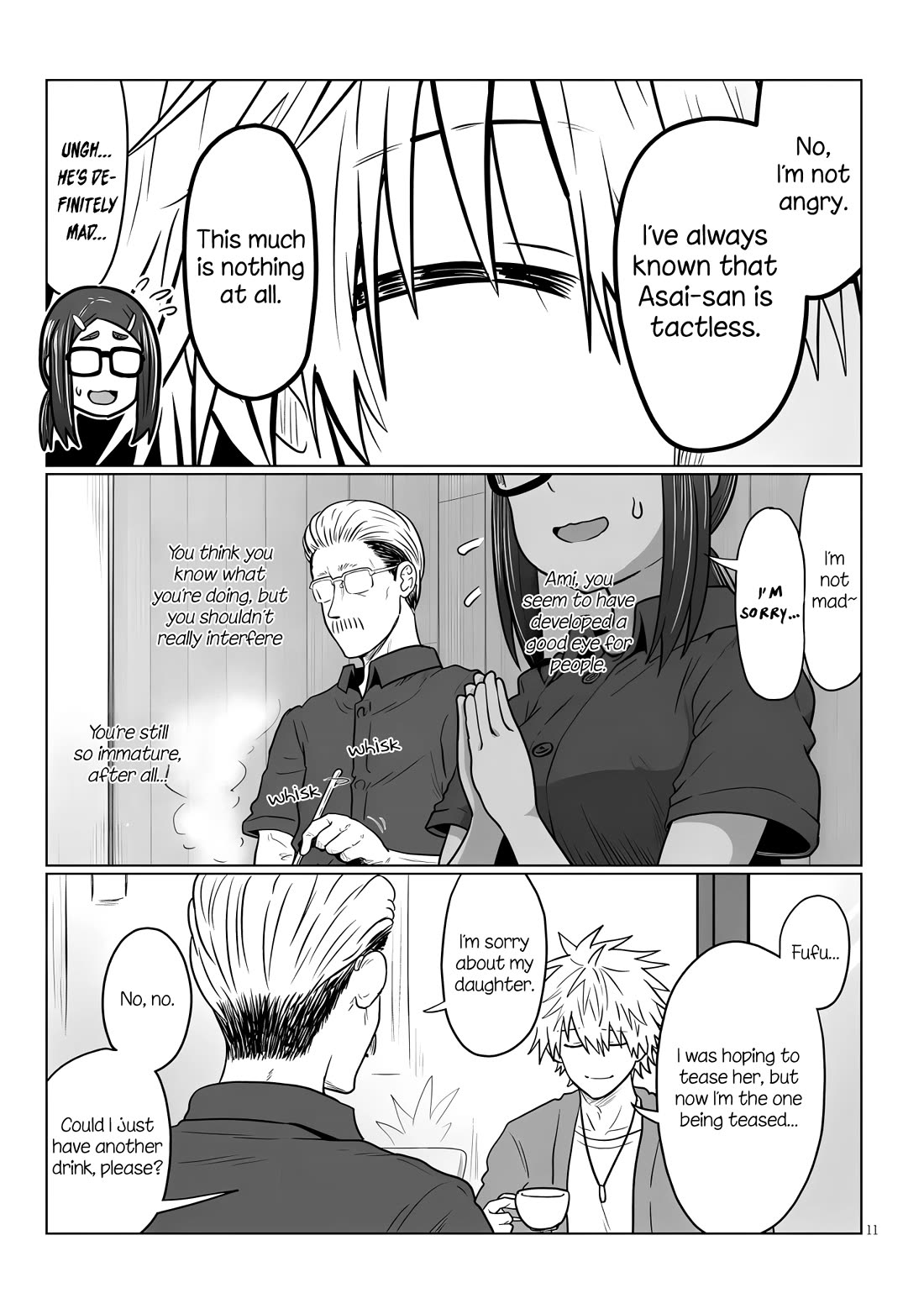 Uzaki-chan wa Asobitai! Chapter 121 page 11 - Chapter 121: Kouhai and a Disgruntled Man