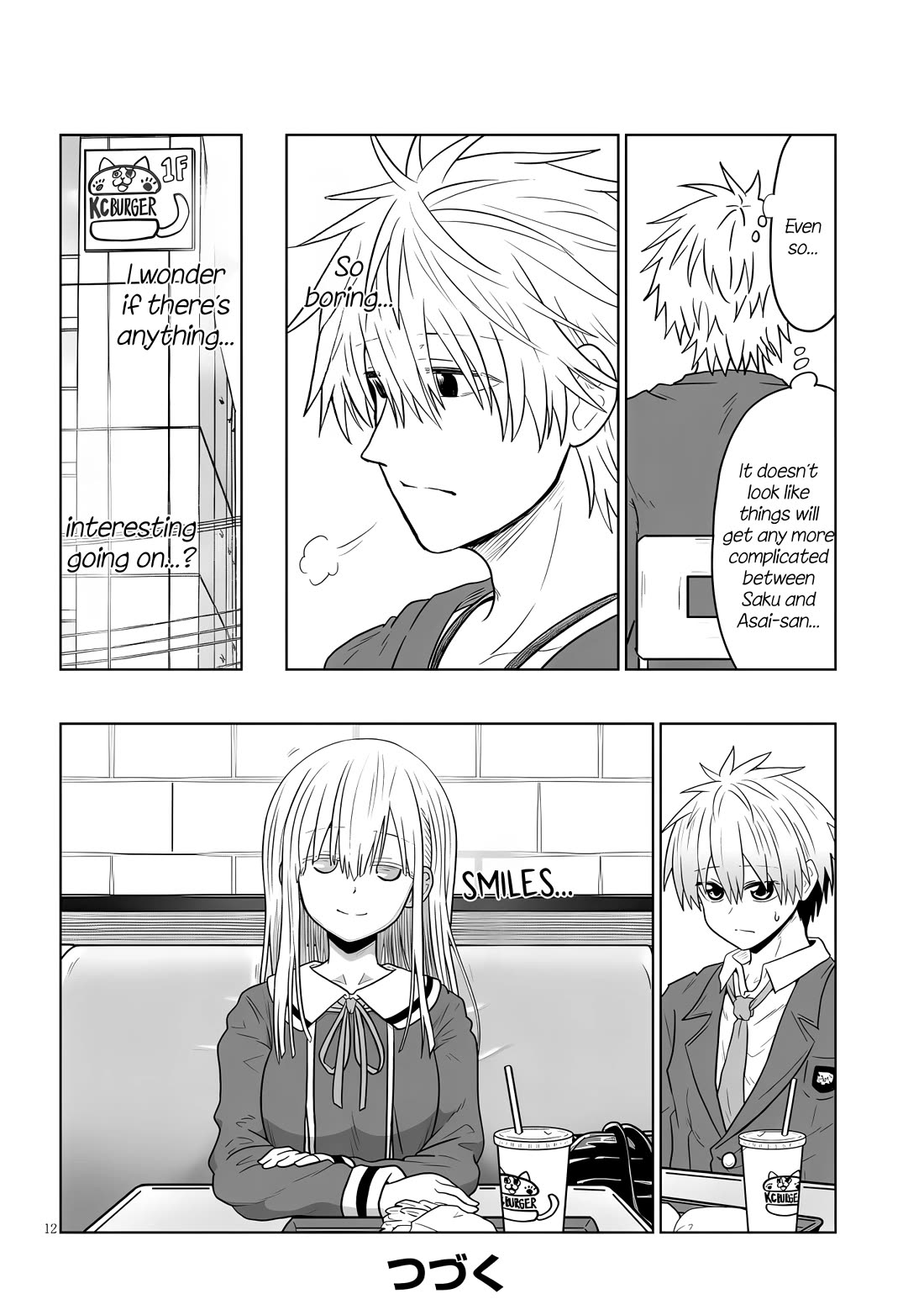Uzaki-chan wa Asobitai! Chapter 121 page 12 - Chapter 121: Kouhai and a Disgruntled Man