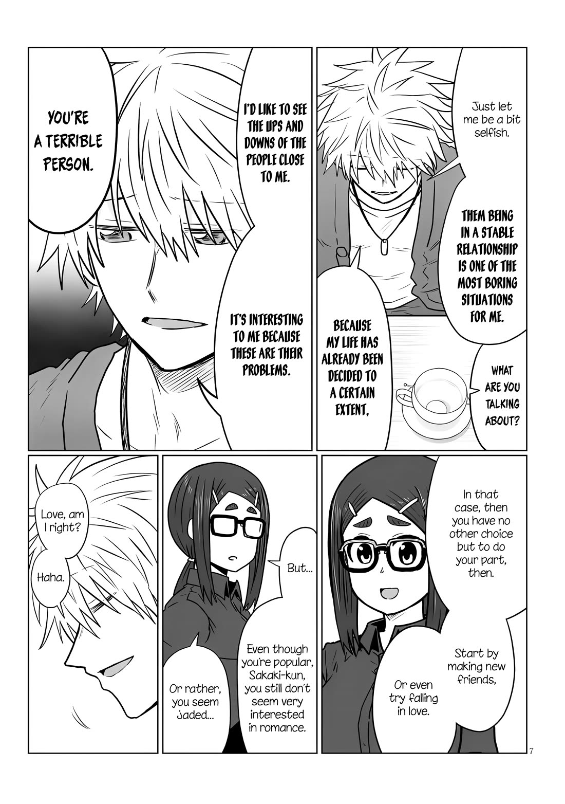 Uzaki-chan wa Asobitai! Chapter 121 page 7 - Chapter 121: Kouhai and a Disgruntled Man