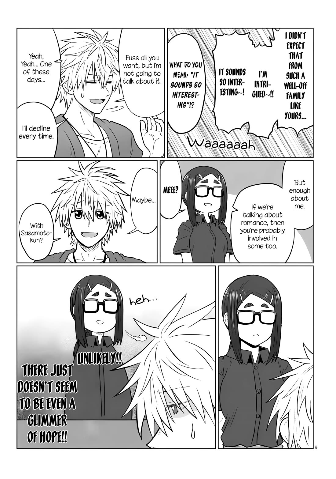 Uzaki-chan wa Asobitai! Chapter 121 page 9 - Chapter 121: Kouhai and a Disgruntled Man