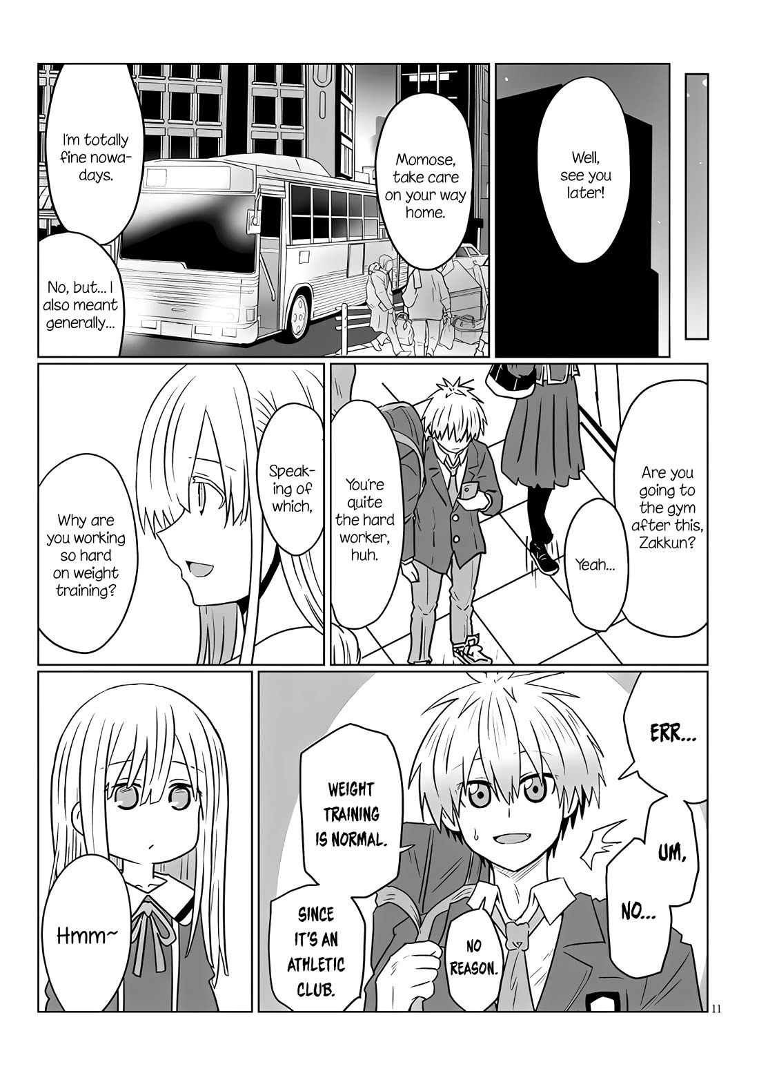 Uzaki-chan wa Asobitai! Chapter 122 page 11 - Chapter 122: Kouhai and Settlements