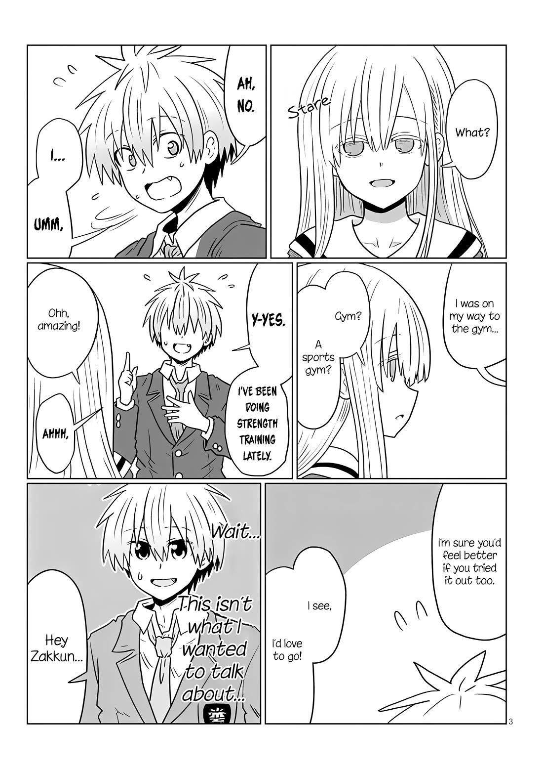 Uzaki-chan wa Asobitai! Chapter 122 page 3 - Chapter 122: Kouhai and Settlements