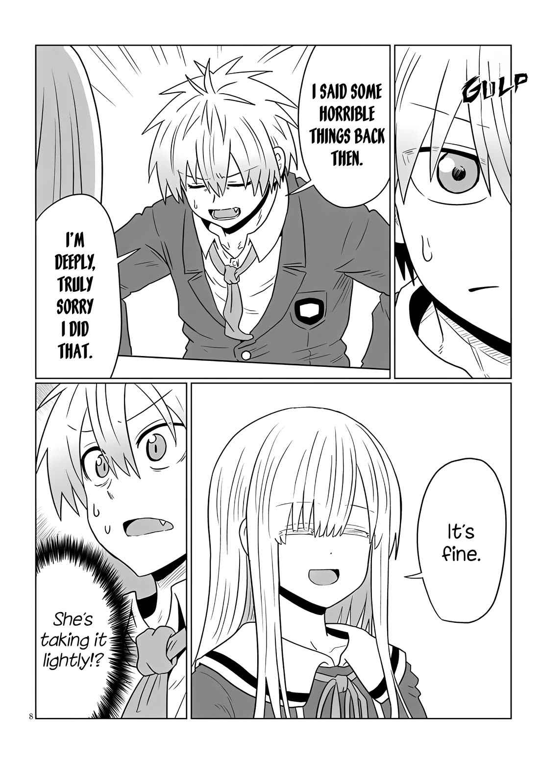 Uzaki-chan wa Asobitai! Chapter 122 page 8 - Chapter 122: Kouhai and Settlements