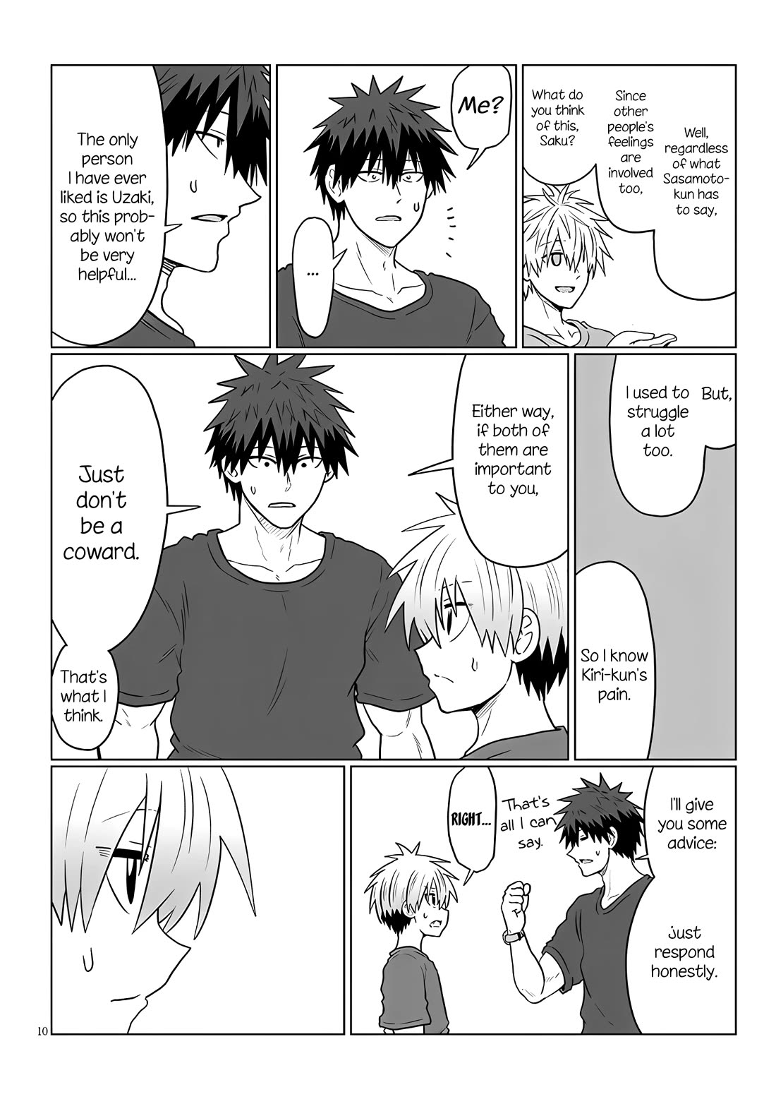 Uzaki-chan wa Asobitai! Chapter 123 page 10 - Chapter 123