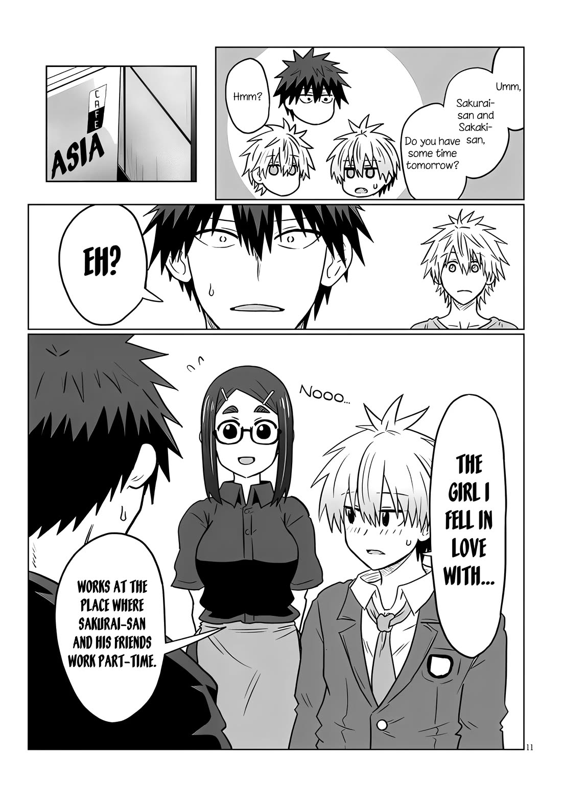 Uzaki-chan wa Asobitai! Chapter 123 page 11 - Chapter 123