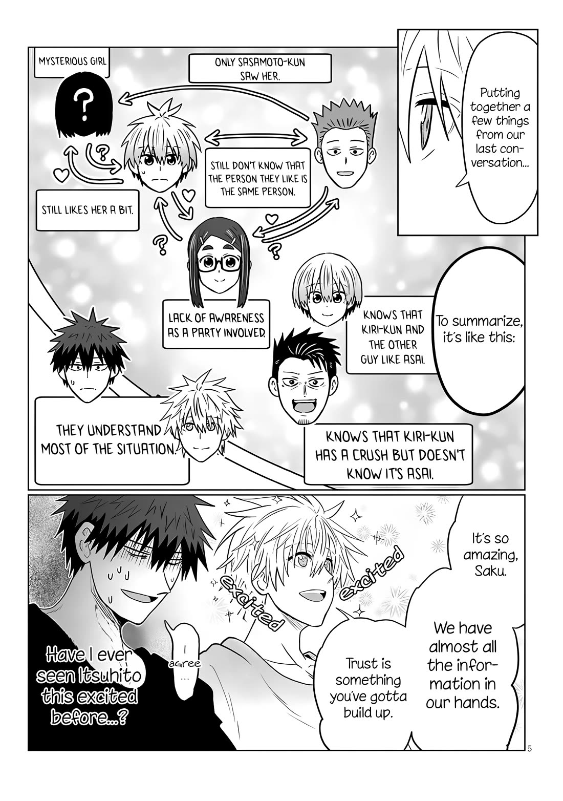 Uzaki-chan wa Asobitai! Chapter 124 page 5 - Chapter 124
