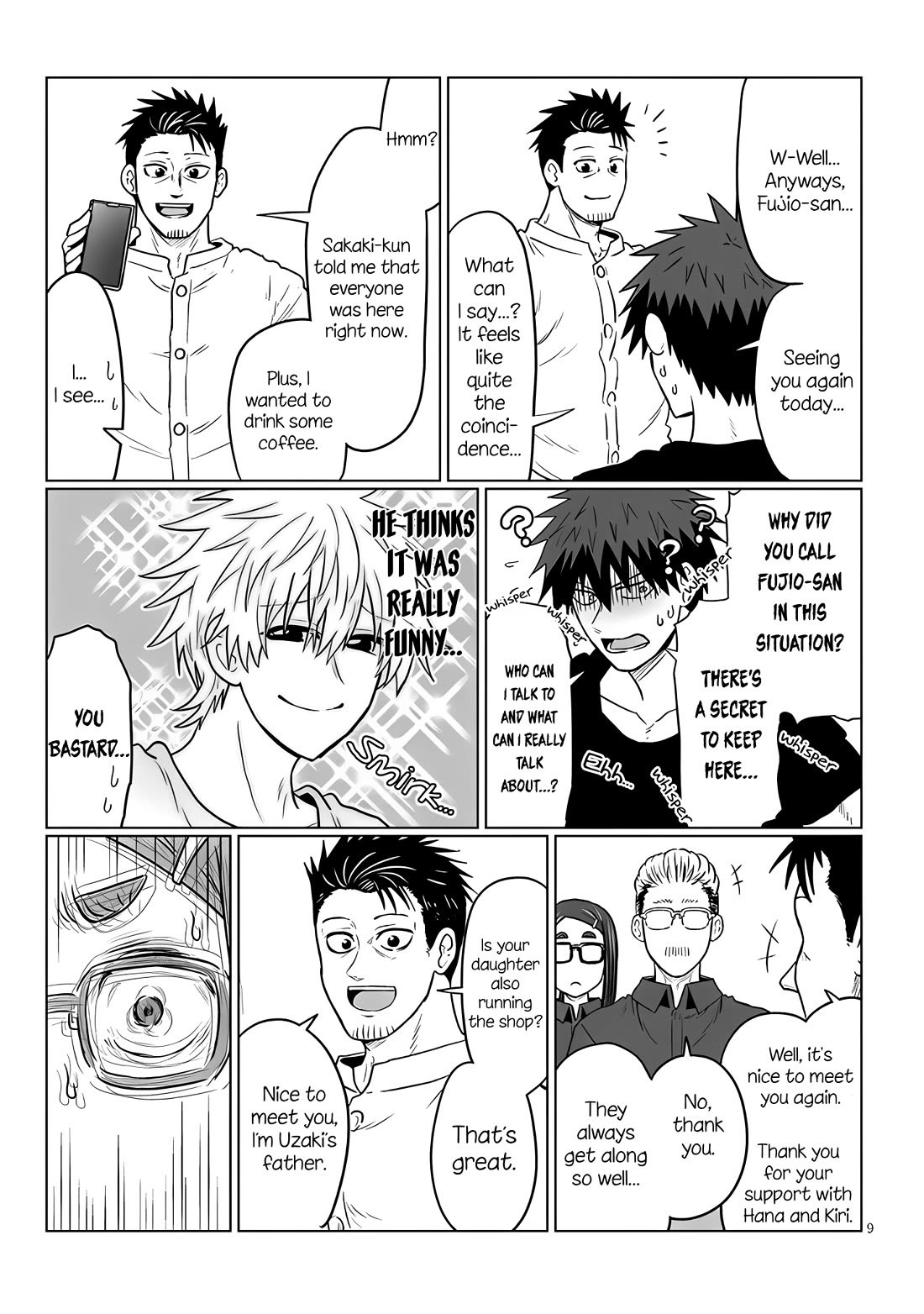 Uzaki-chan wa Asobitai! Chapter 124 page 9 - Chapter 124