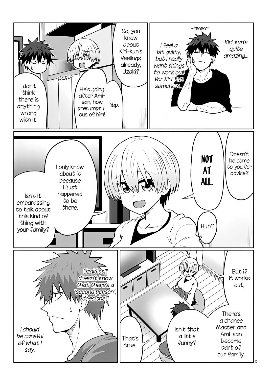 Uzaki-chan wa Asobitai! Chapter 125 page 3 - Chapter 125