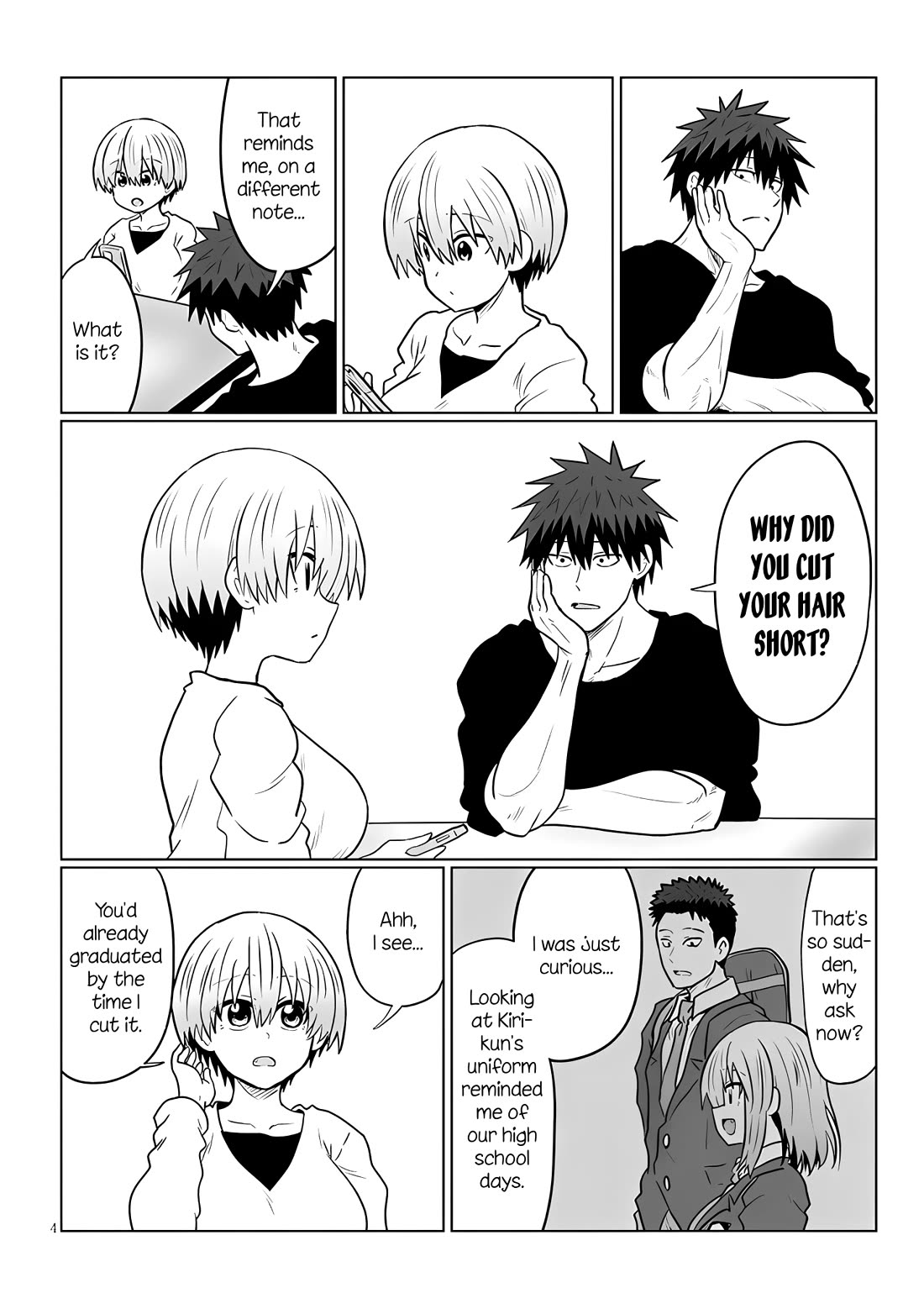 Uzaki-chan wa Asobitai! Chapter 125 page 4 - Chapter 125