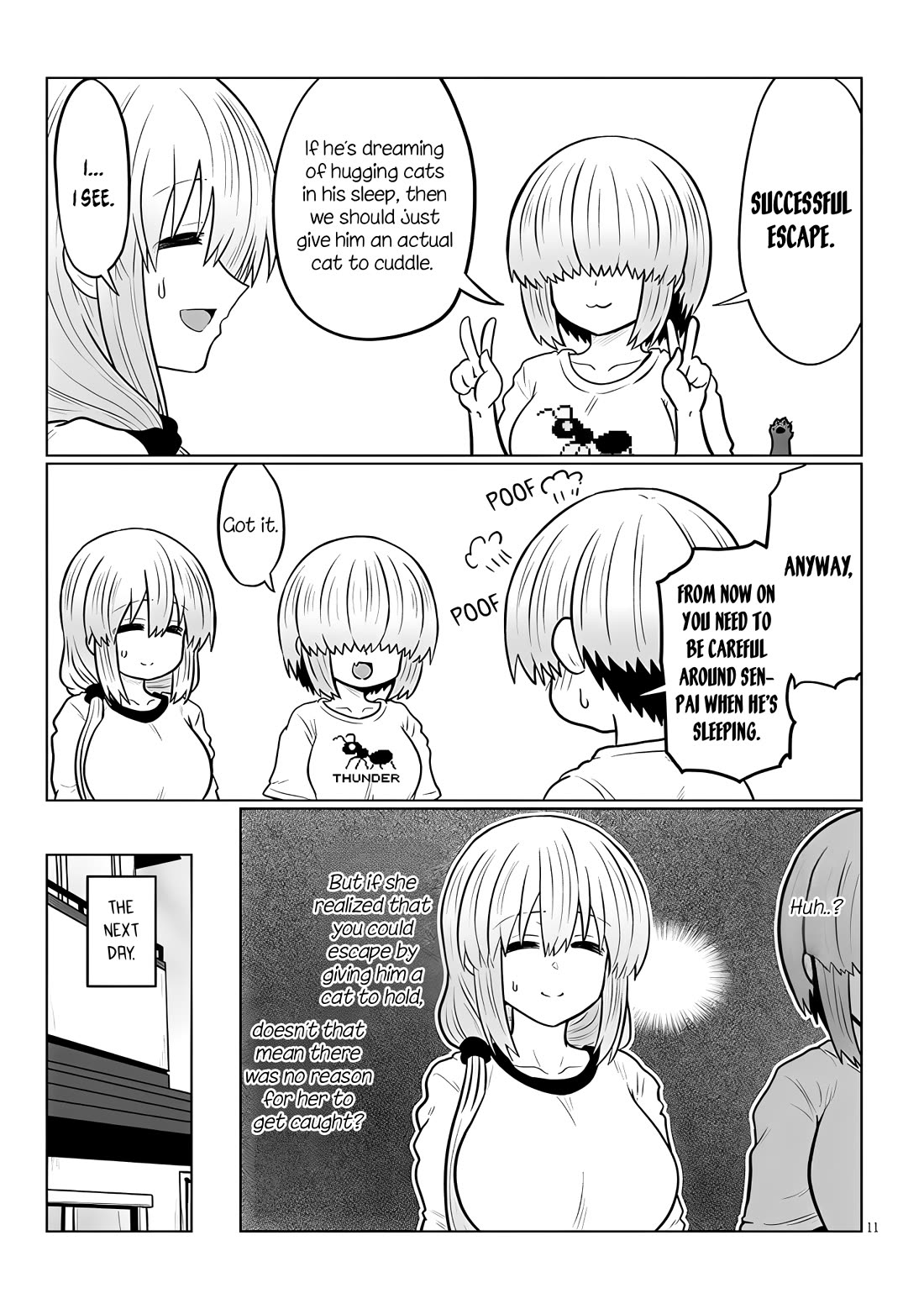 Uzaki-chan wa Asobitai! Chapter 127 page 11 - Chapter 127