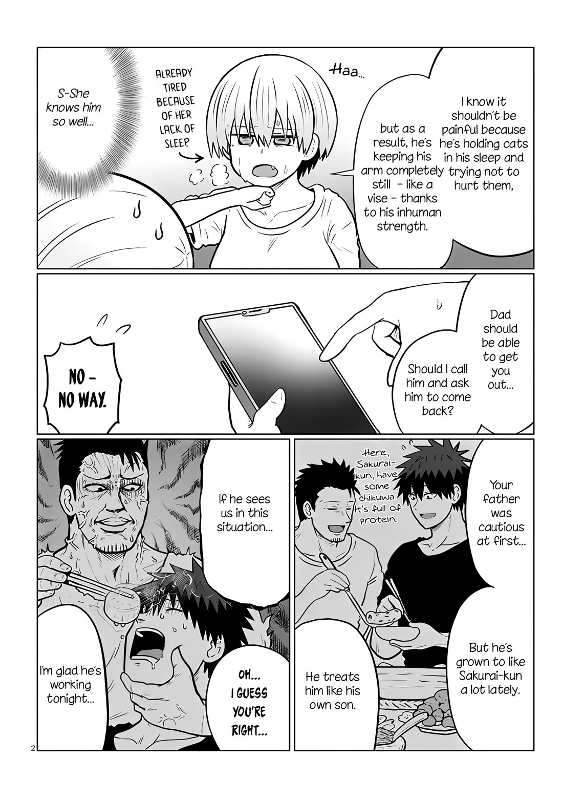 Uzaki-chan wa Asobitai! Chapter 127 page 2 - Chapter 127
