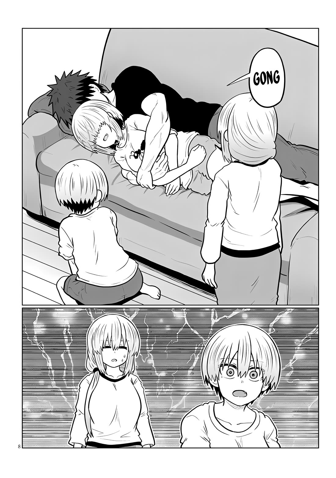 Uzaki-chan wa Asobitai! Chapter 127 page 8 - Chapter 127